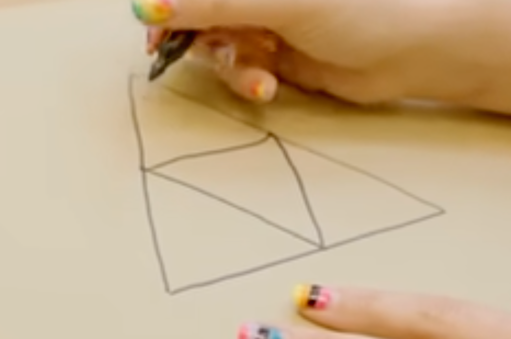 Geometric construction: first subdivision