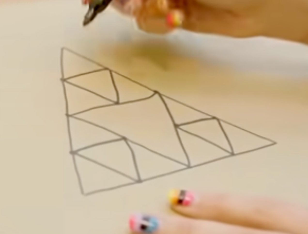 Geometric construction: several iterations
